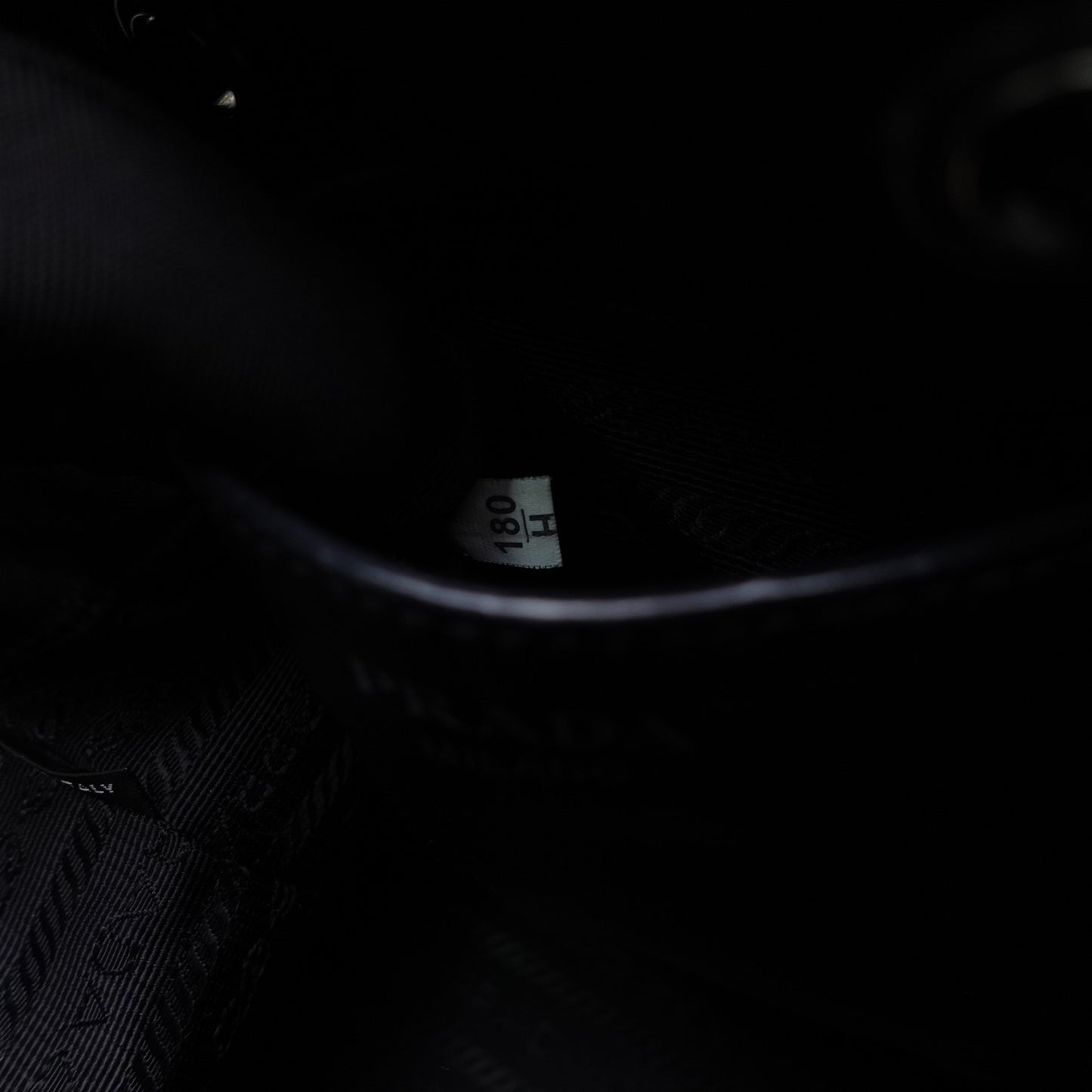 Pre-owned Prada Black Nylon Bucket Bag