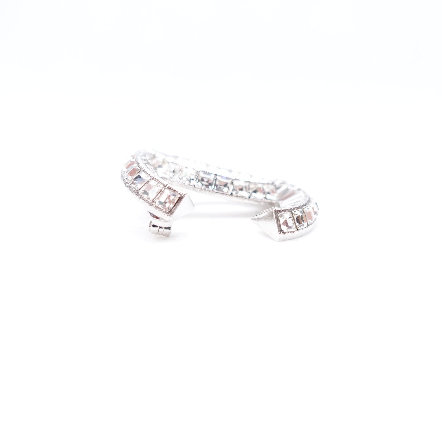 Pre-owned Chanel Crystal Metal Brooch