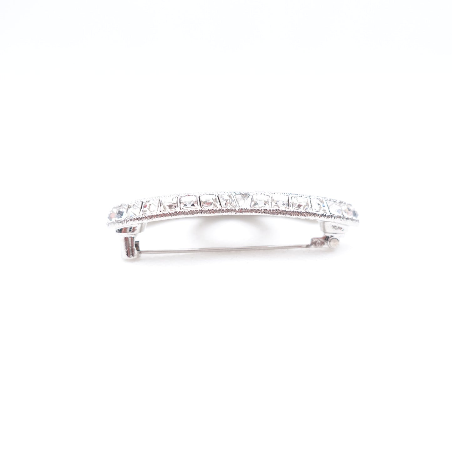 Pre-owned Chanel Crystal Metal Brooch