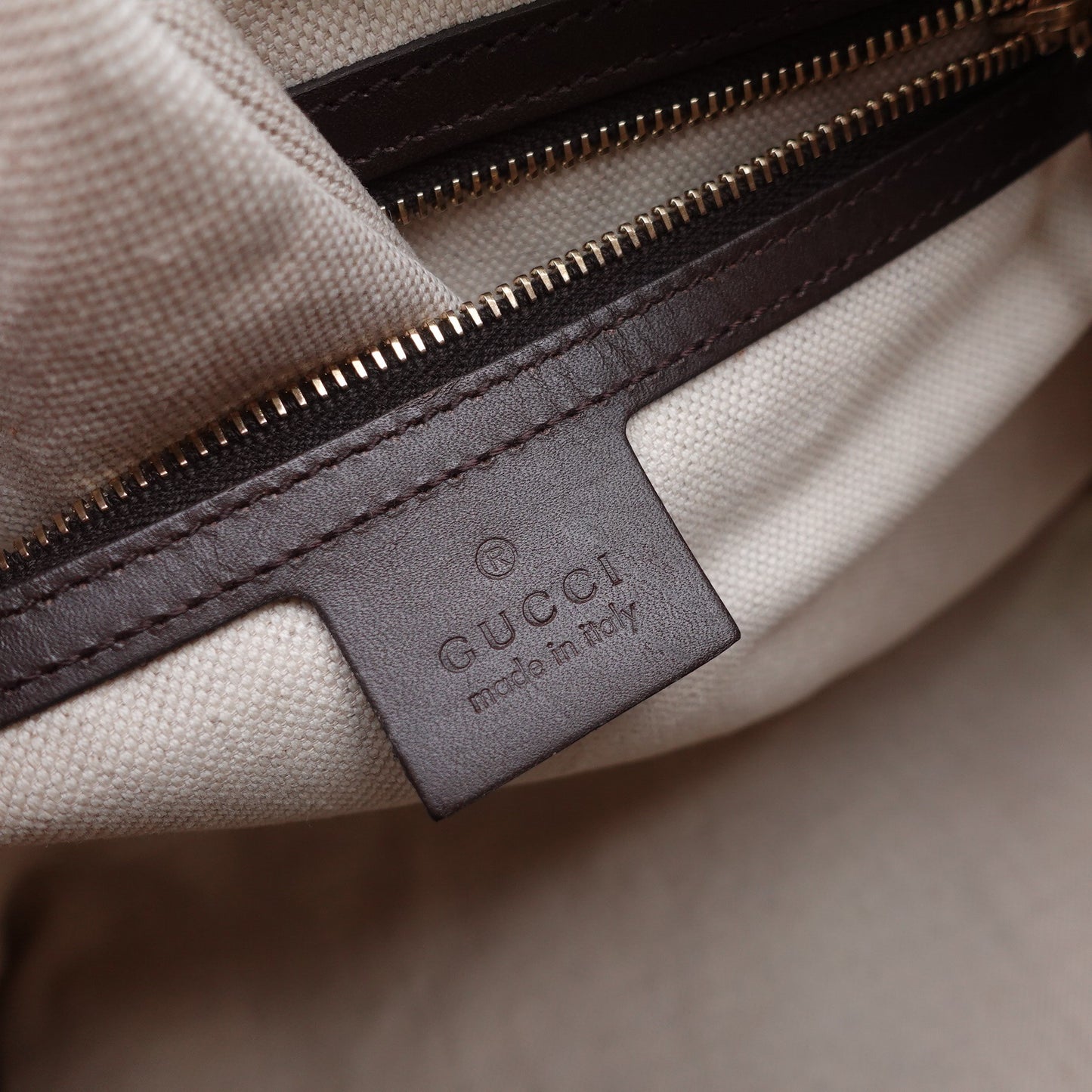 Pre-owned Gucci Boston Monogram Canvas Shoulder Bag