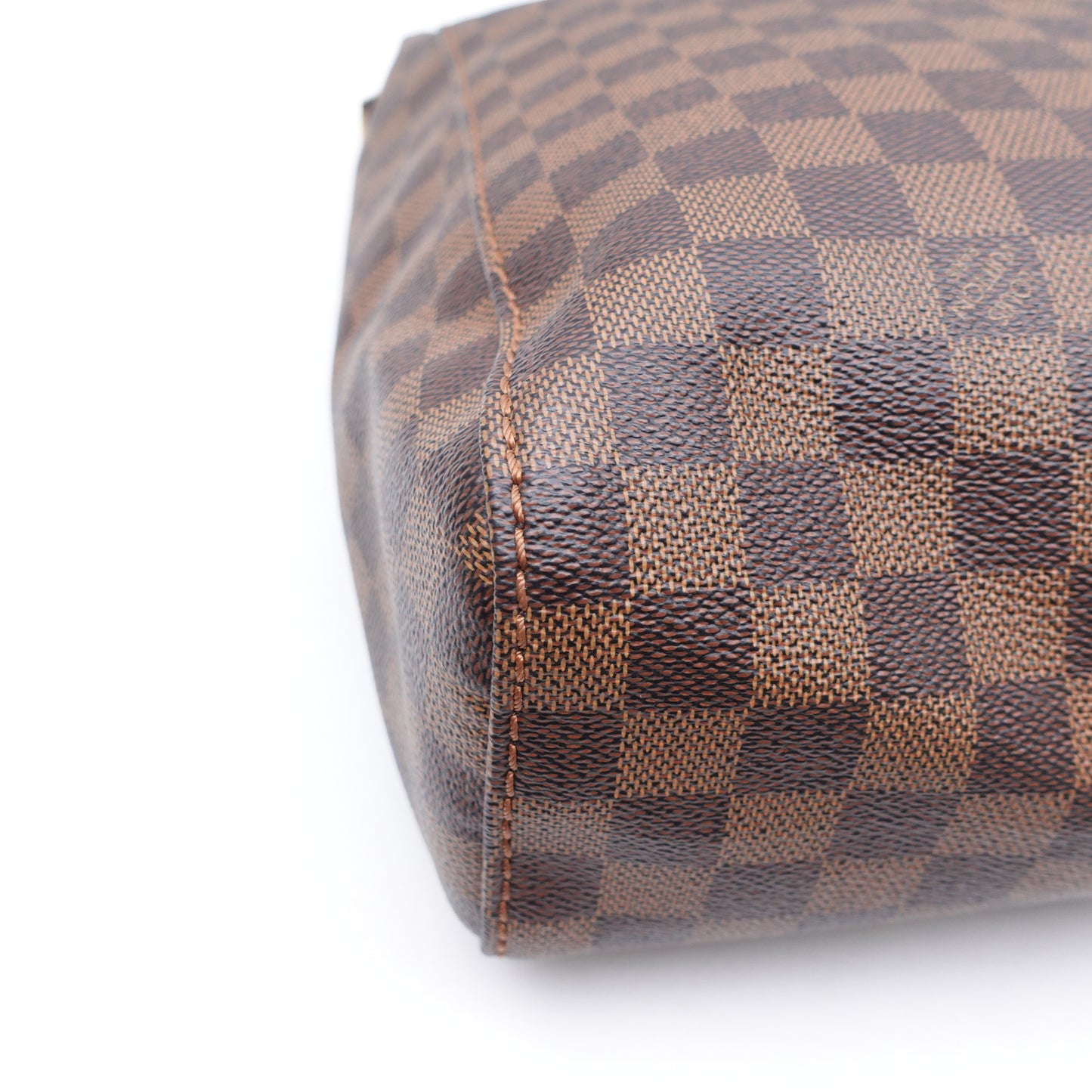 Pre-owned Louis Vuitton Portobello PM Damier Ebene Coated Canvas Hobo Bag