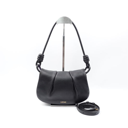 Pre-owned Loewe Paseo Black Leather handbag