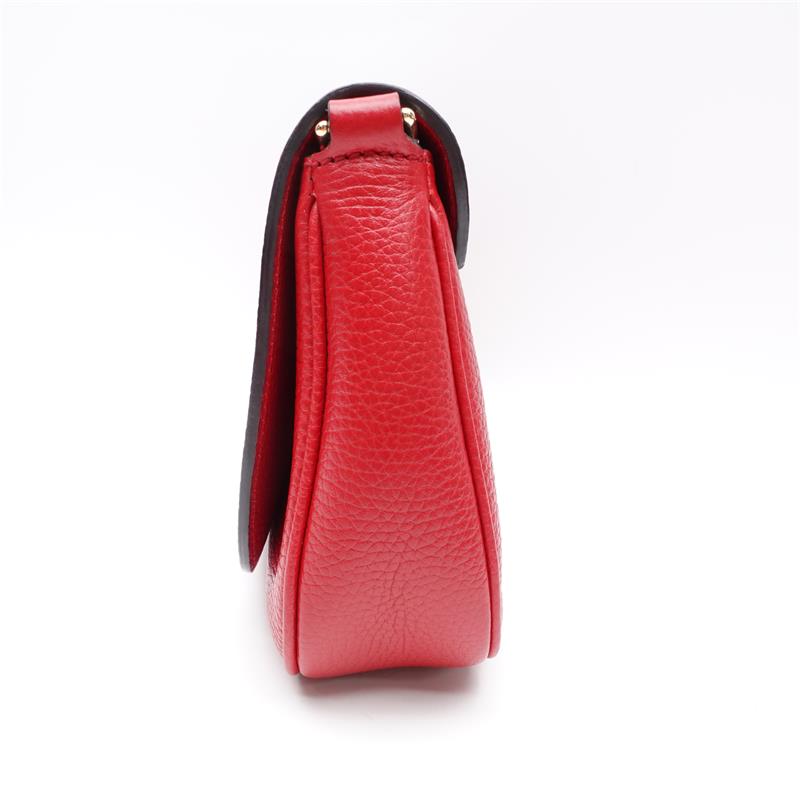Pre-owned Gucci Soho Red Calfskin Shoulder Bag