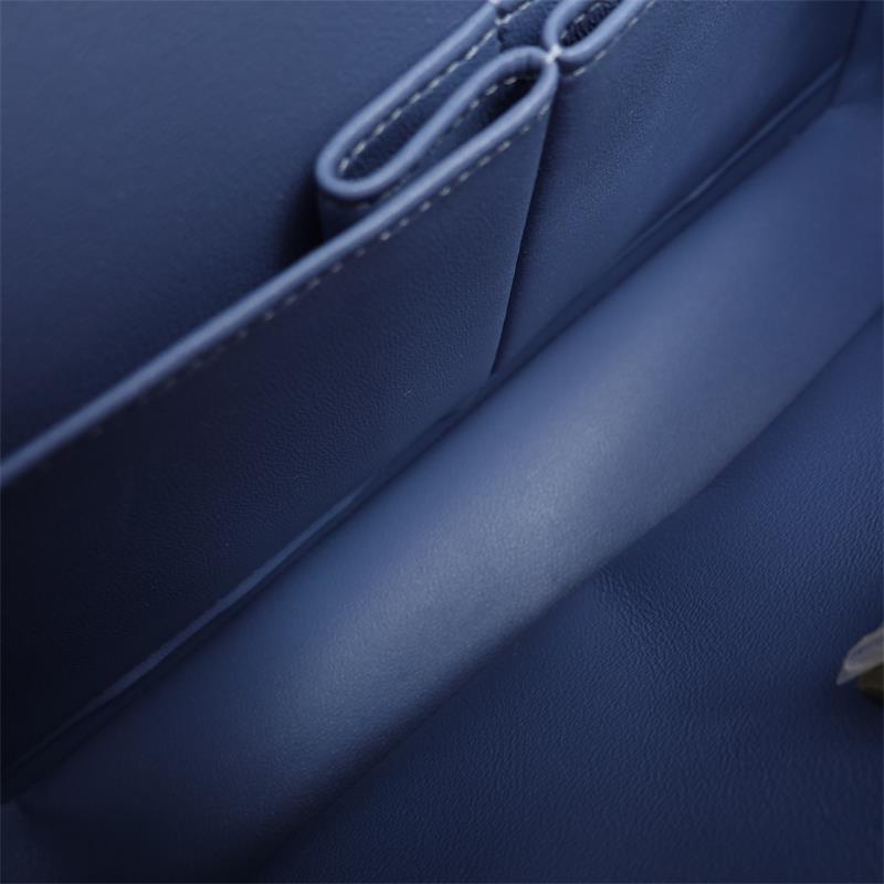 Pre-owned Chanel CF Small Blue Denim Shoulder Bag