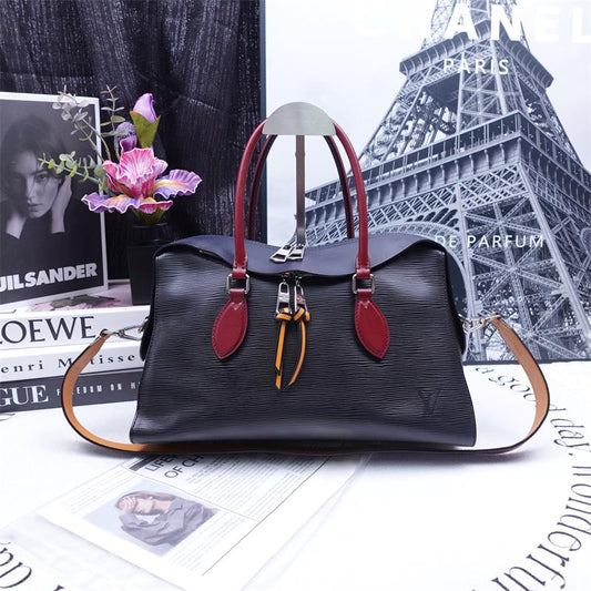 Louis Vuitton Tuileries Black Epi Calfskin Handbag