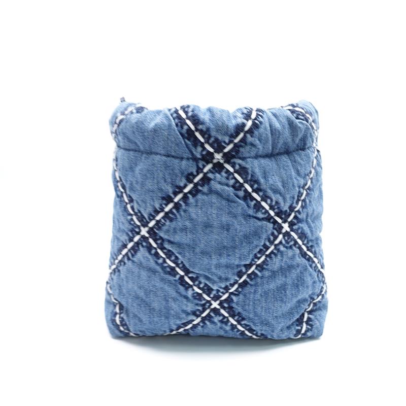 Chanel 22Bag Denim Shoulder Bag
