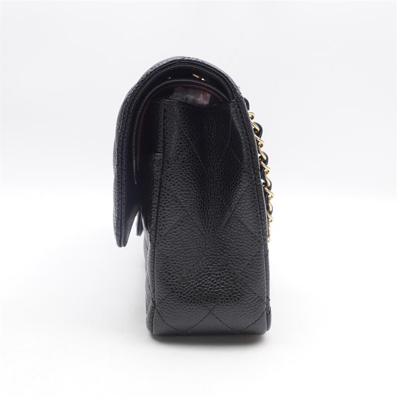 Chanel CF Medium Black Caviar Shoulder Bag