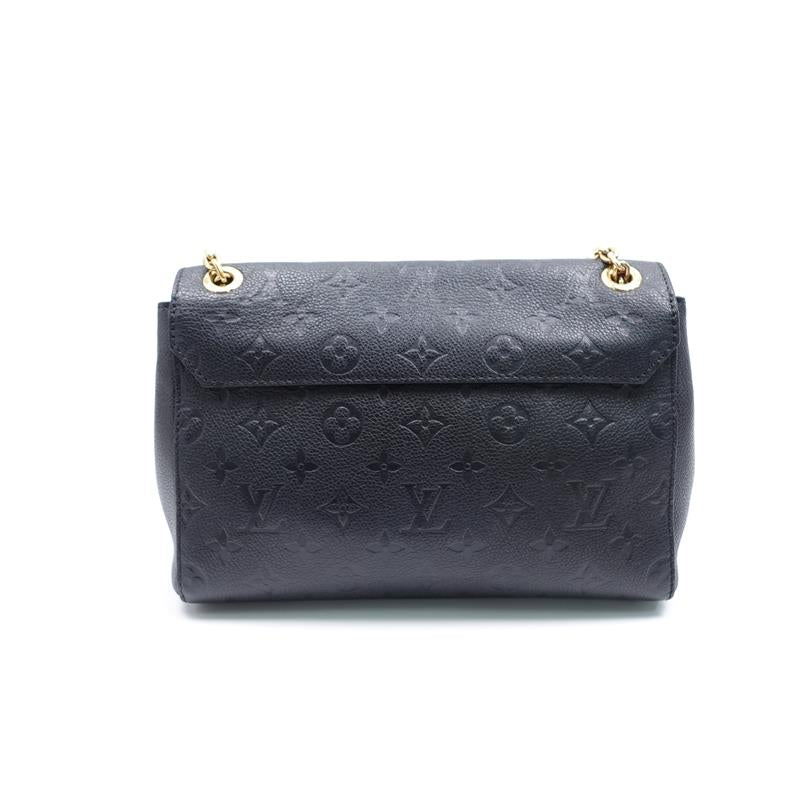 Pre-owned Louis Vuitton Vavin Black Calfskin Shoulder Bag