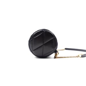 Pre-owned Saint Laurent Sade Monogram Mini Lambskin Shoulder Bag