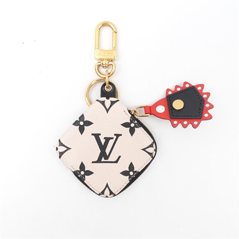 Louis Vuitton Crafty Square Leather Coin Pouch Bag