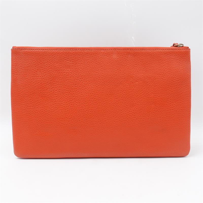 [Deal] Pre-owned Gucci Orange Calfskin Clutch