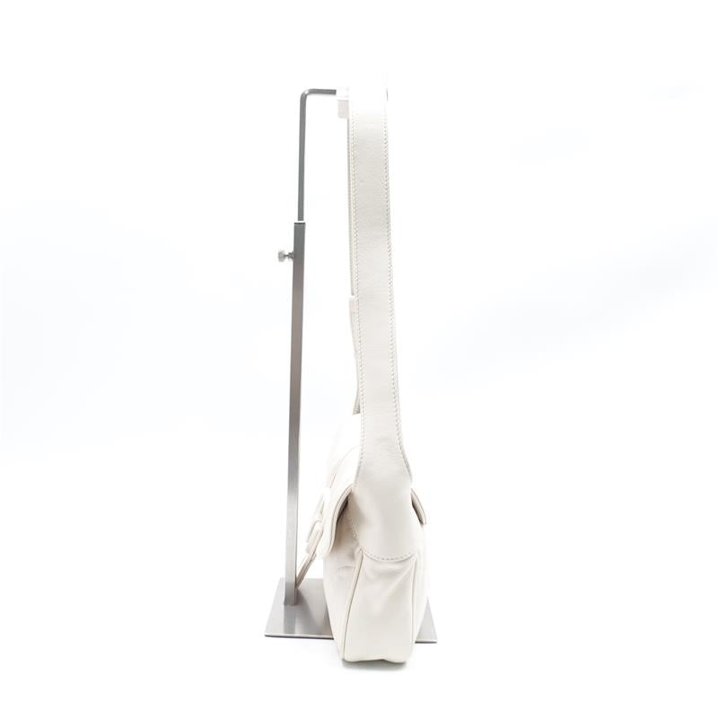 Gucci GG Arli White Calfskin Shoulder Bag
