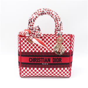 Pre-owned DIOR Canvas Shoulder Bags red Shoulder Bag