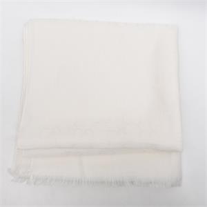 Pre-Owned Gucci White Square Silk Scarf