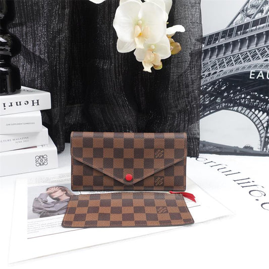 Pre-Owned Louis Vuitton Sarah Damier Ebene Wallet