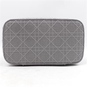 Dior Grey Travel Canvas Handle Bag