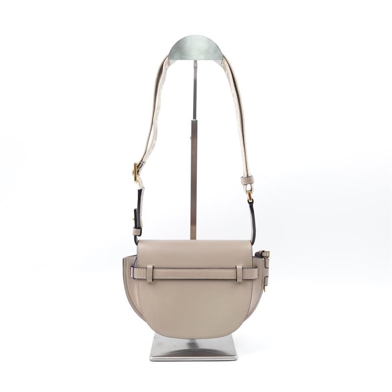 Pre-owned Loewe Gate Mini Grey Calfskin Shoulder Bag