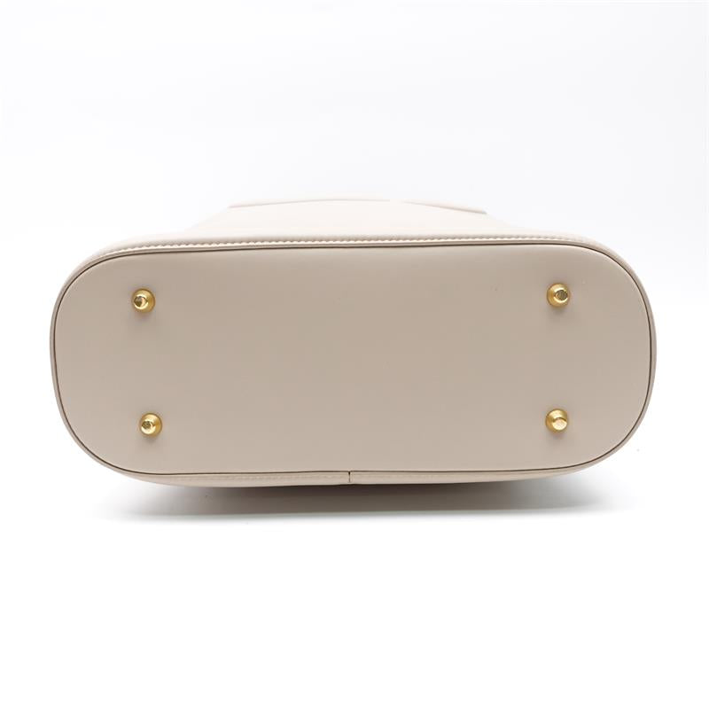 Pre-owned Dior C'est Dior Cream Calfskin Shoulder Bag