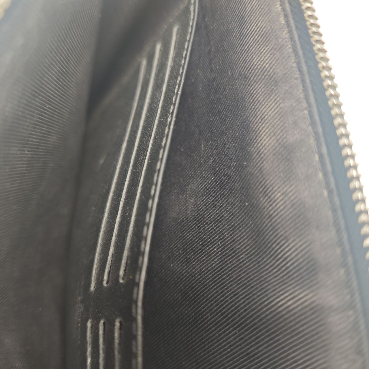 Pre-owned Louis Vuitton Pochette Jour Black Coated Canvas Clutch Bag