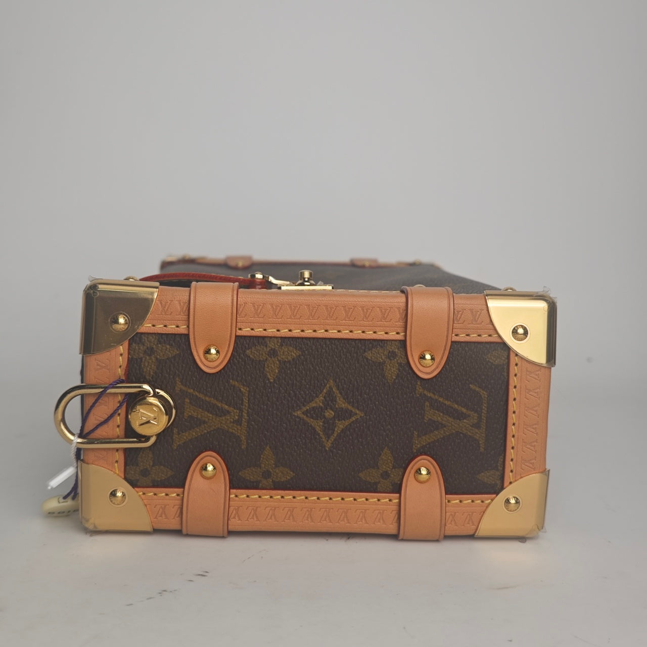 Pre-owned Louis Vuitton Side Trunk GM Monogram Calfskin Shoulder Bag