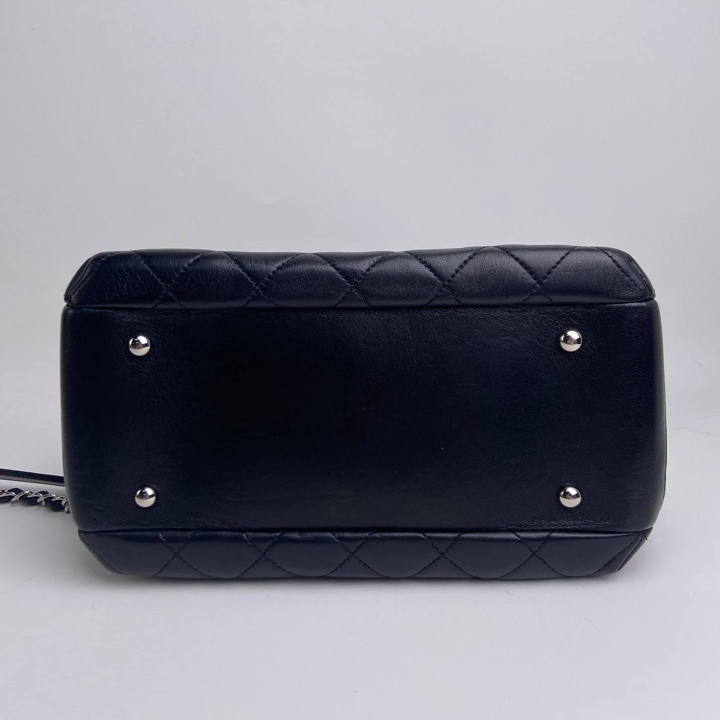 Pre-owned CHANEL Calfskin Shoulder Bags Black Box Shoulder Bag