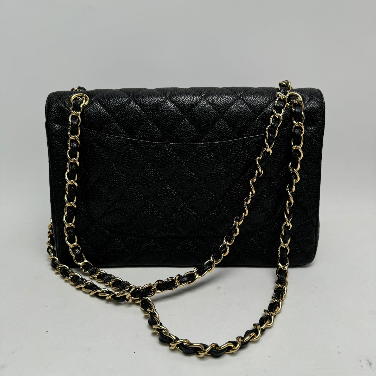 Pre-owned Chanel CF Black Calfskin Shoulder Bag