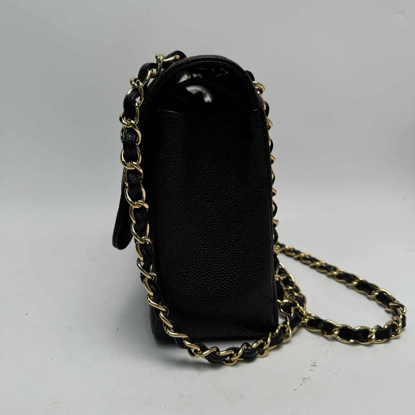 Pre-owned Chanel CF Black Calfskin Shoulder Bag