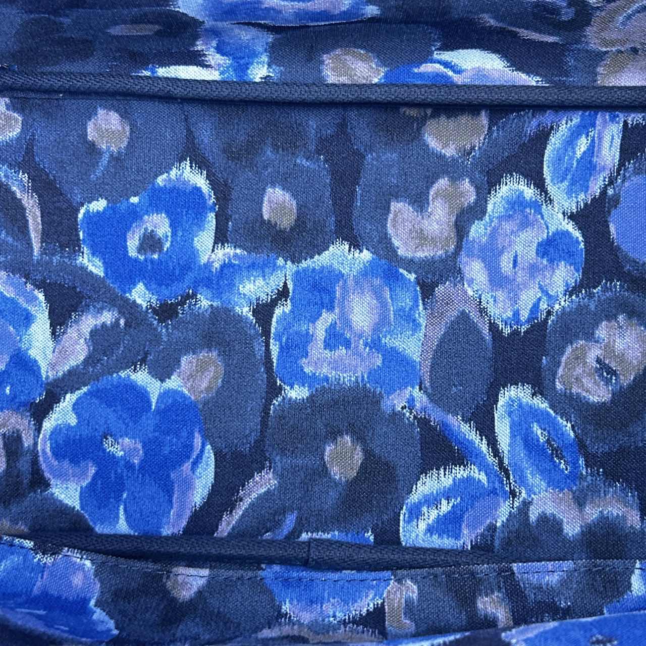 Pre-owned Louis Vuitton Neverfull Monogram & Blue Coated Canvas Shoulder Bag