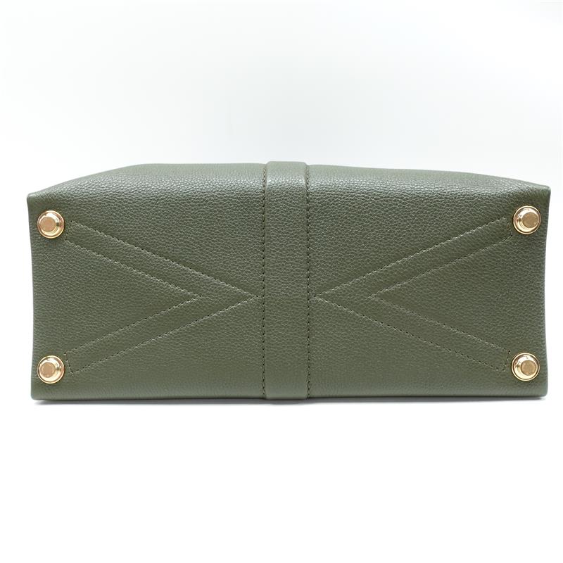 Pre-owned Louis Vuitton ROSE DES VENTS Green Calfskin Shoulder Bag