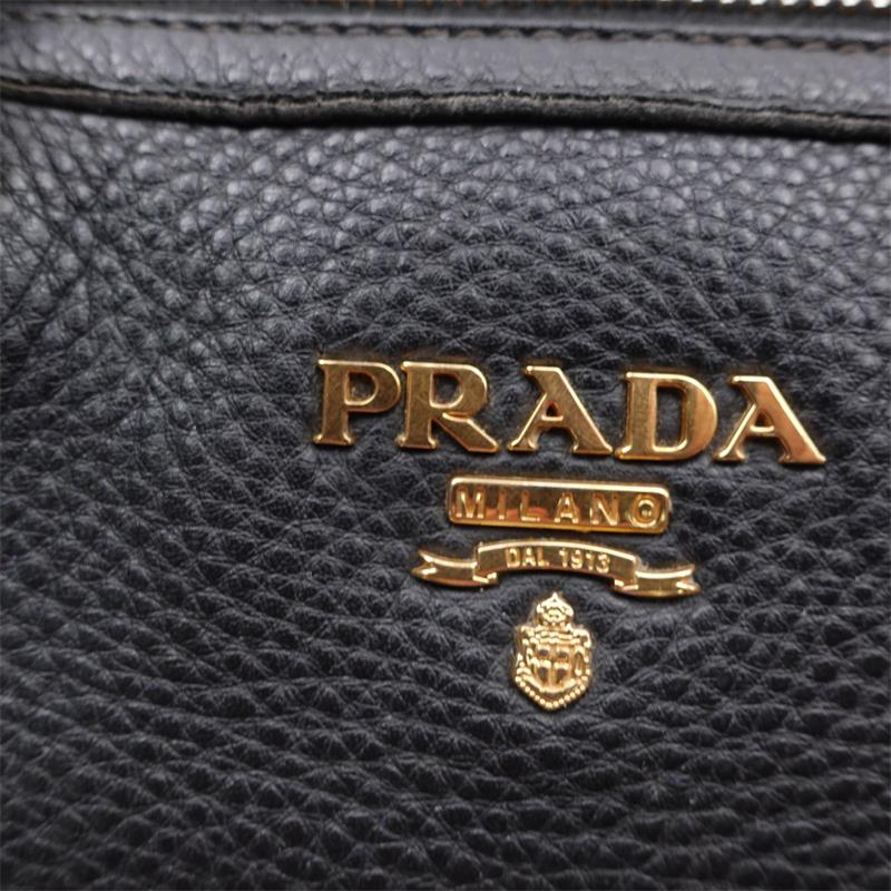 Pre-owned Prada Black Calfskin Satchel