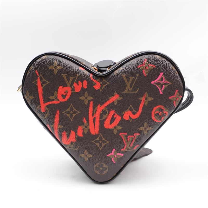 Pre-owned Louis Vuitton Sac Coeur Heart Shape Crossbody Bag