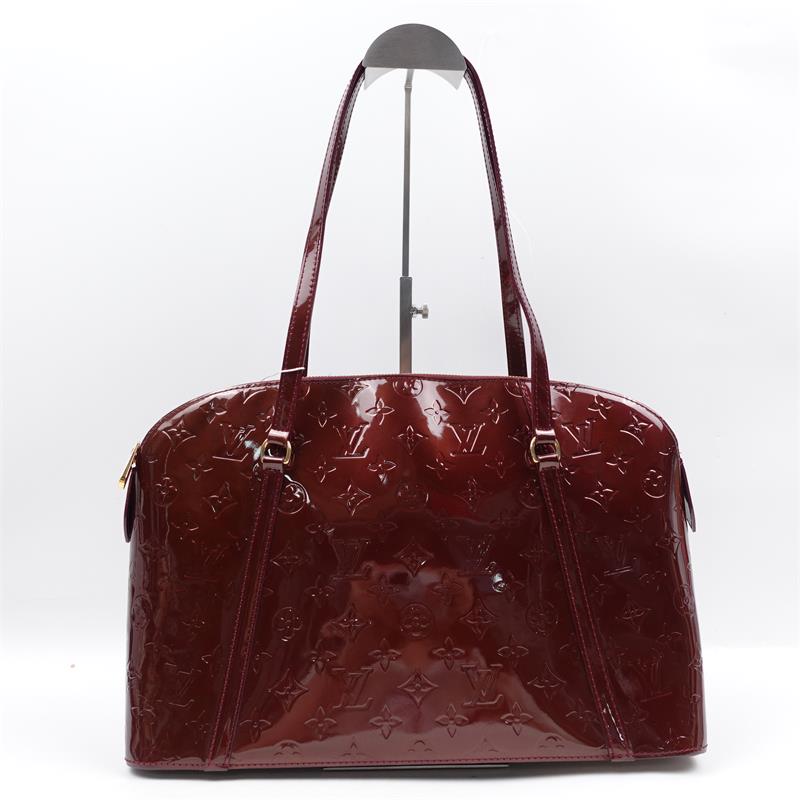 Pre-owned Louis Vuitton Vernis Shoulder Bags Red&Brown Shoulder Bag