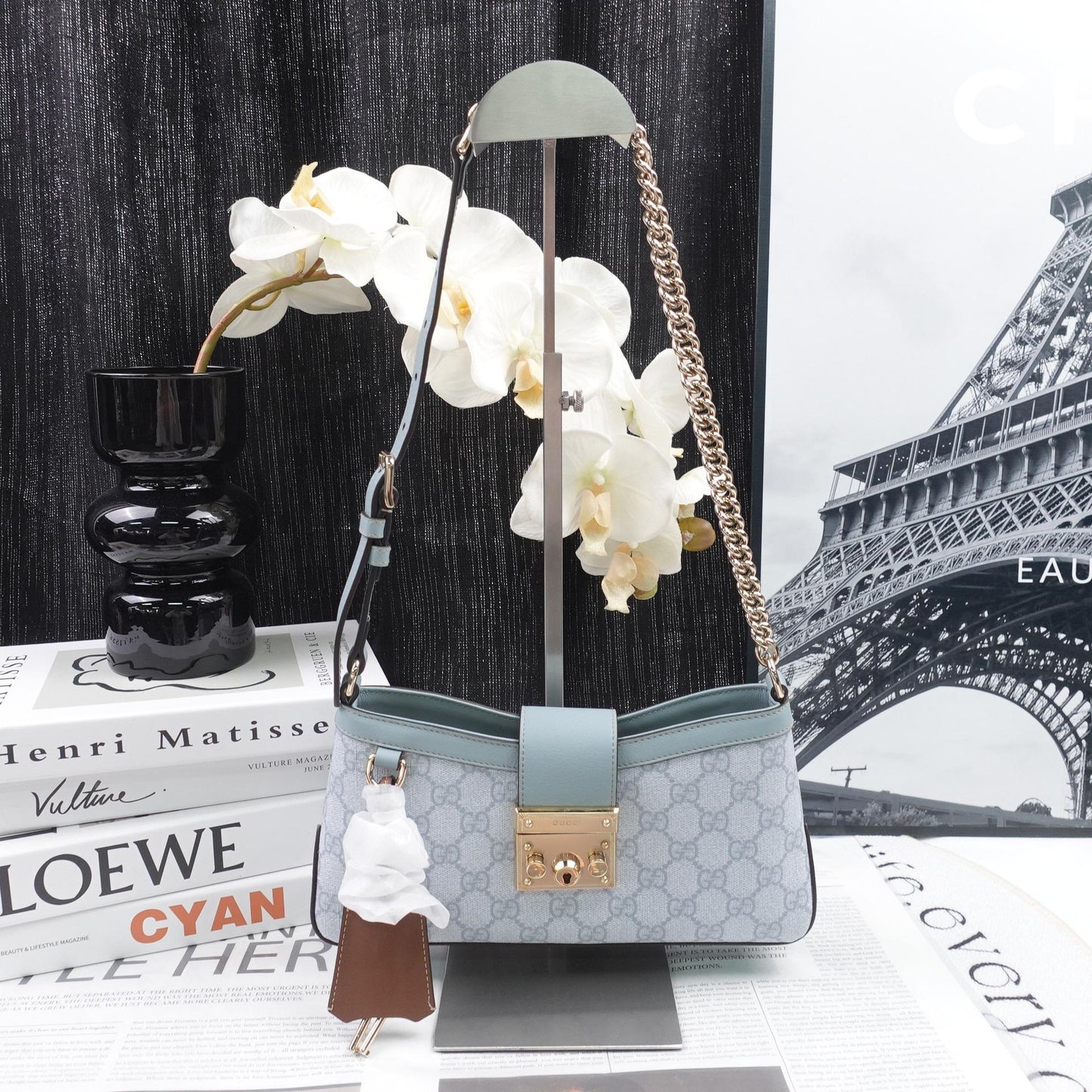 Gucci Padlock Blue Bag + Horsebit pink Shoulder Bag （Jhoni's deposit!)