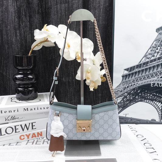 Gucci Padlock Blue Bag + YSL Silver Kate （Jhoni's deposit!)