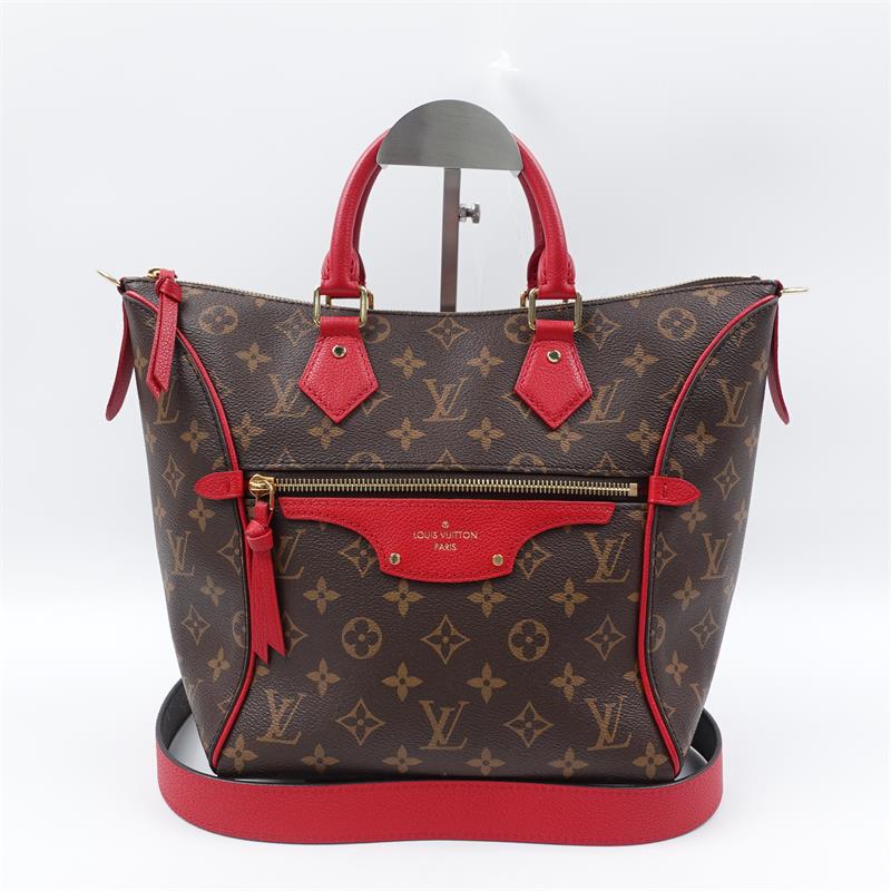 Pre-owned Louis Vuitton Tournelle  PM Monogram Coated Canvas Satchel