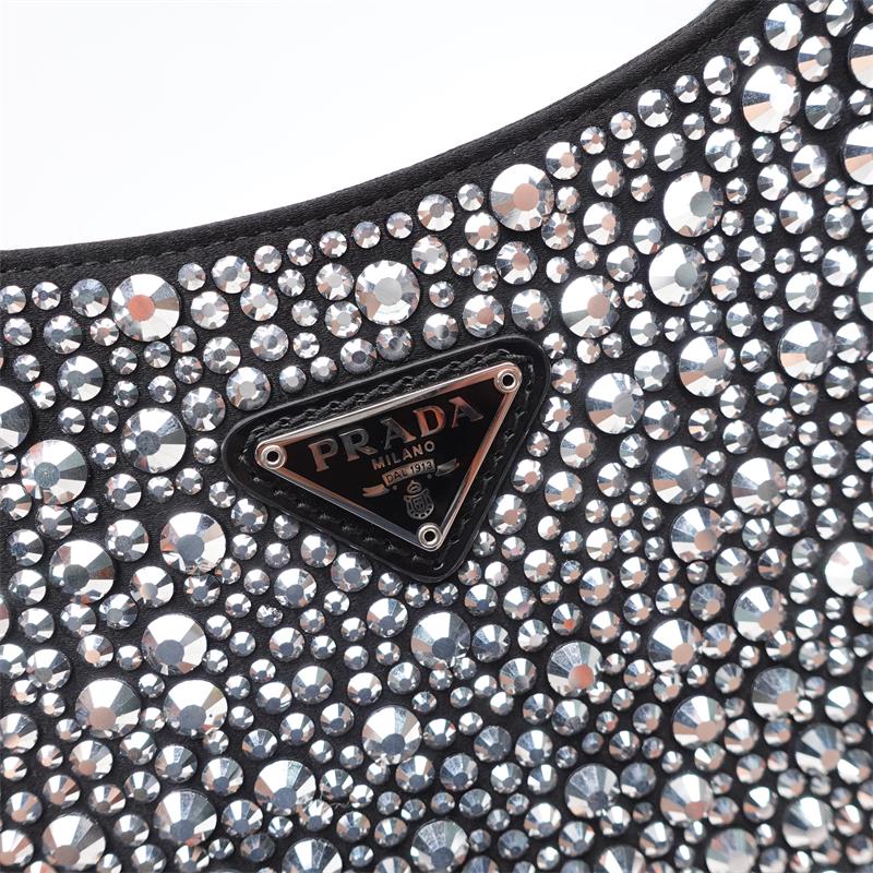 Pre-owned Prada Cleo Diamond Shoulder Bag