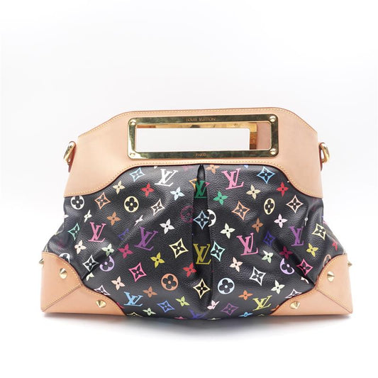 Pre-owned Louis Vuitton Canvas Shoulder Bags Judy Black Multicolor Shoulder Bag