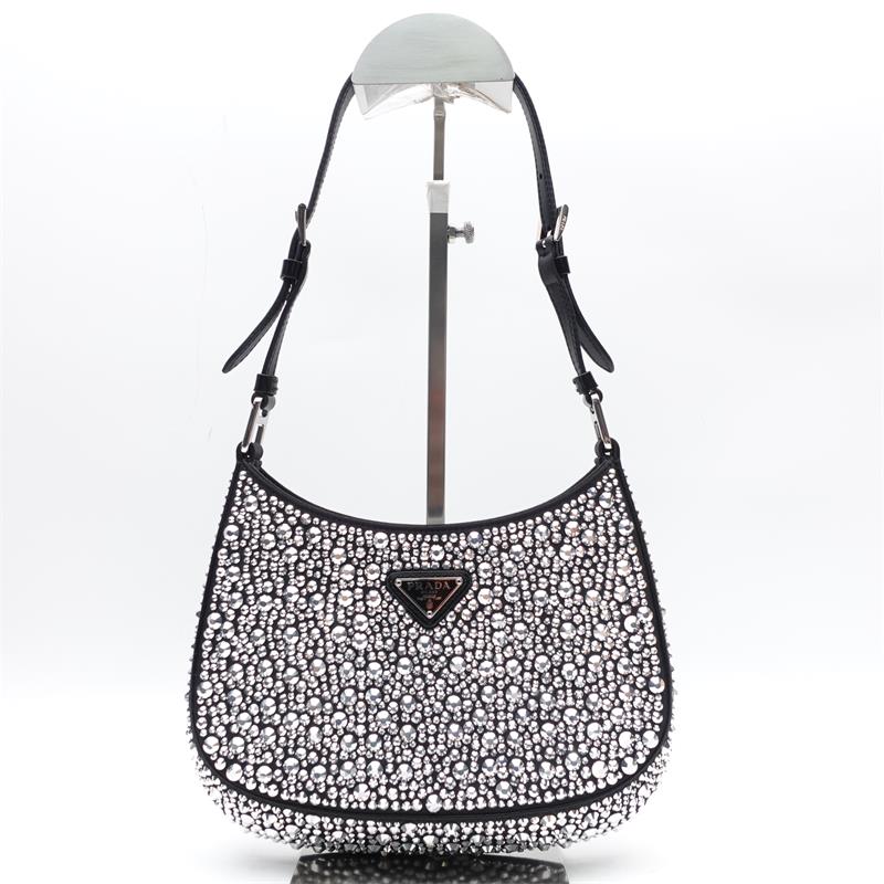 Pre-owned Prada Cleo Diamond Shoulder Bag