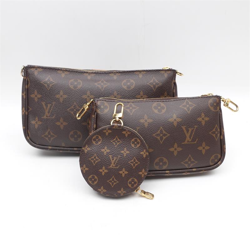 Pre-owned Louis Vuitton MULTI Clutch Bags ACCESSORIES Monogram Canvas Crossbody Bag