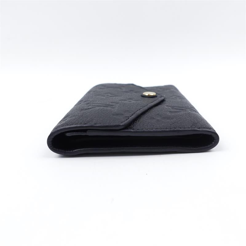 Pre-owned Louis Vuitton Victorine Black Monogram Calfskin Wallet