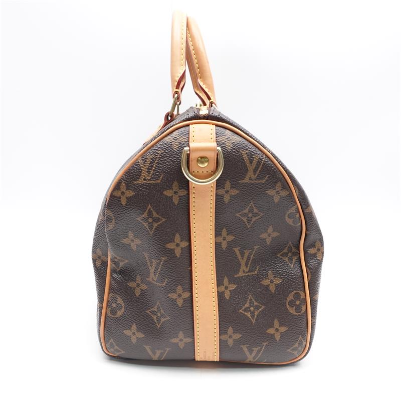 Pre-owned Louis Vuitton Speedy 30 Bandouliere Monogram Canvas Satchel