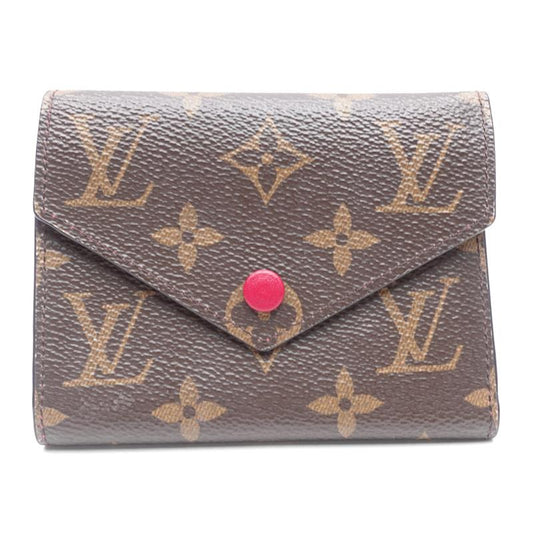 Pre-owned Louis Vuitton Brown Monogram Canvas Victorine Wallet