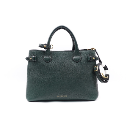 Pre-owned Buberry THE BANNER Dark Green shoulder bag