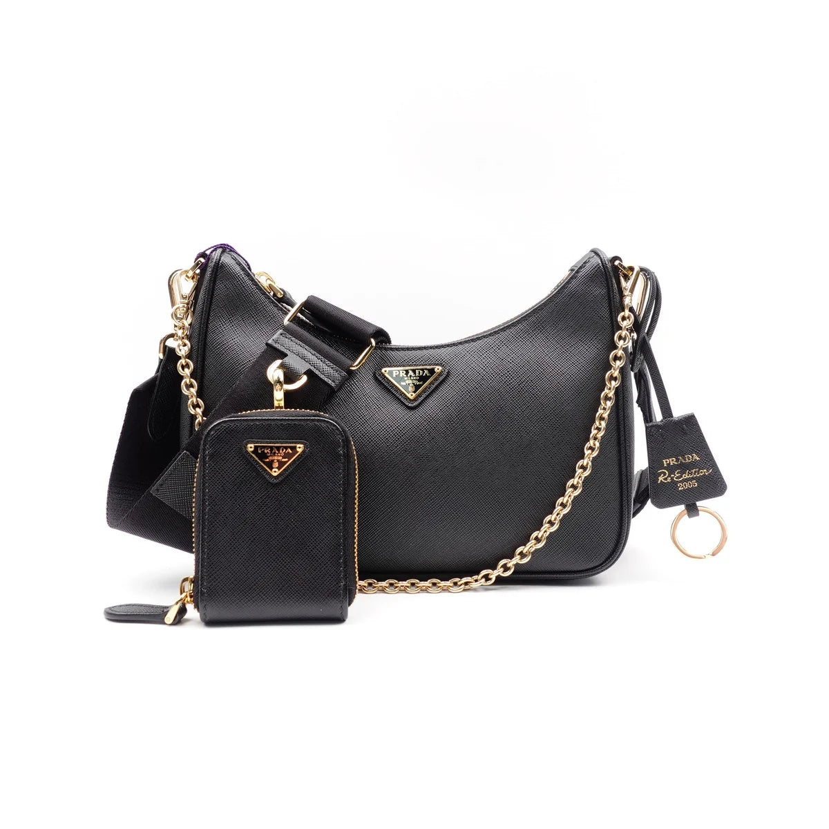 Prada Re-Edition 2005 Black Shoulder Bag
