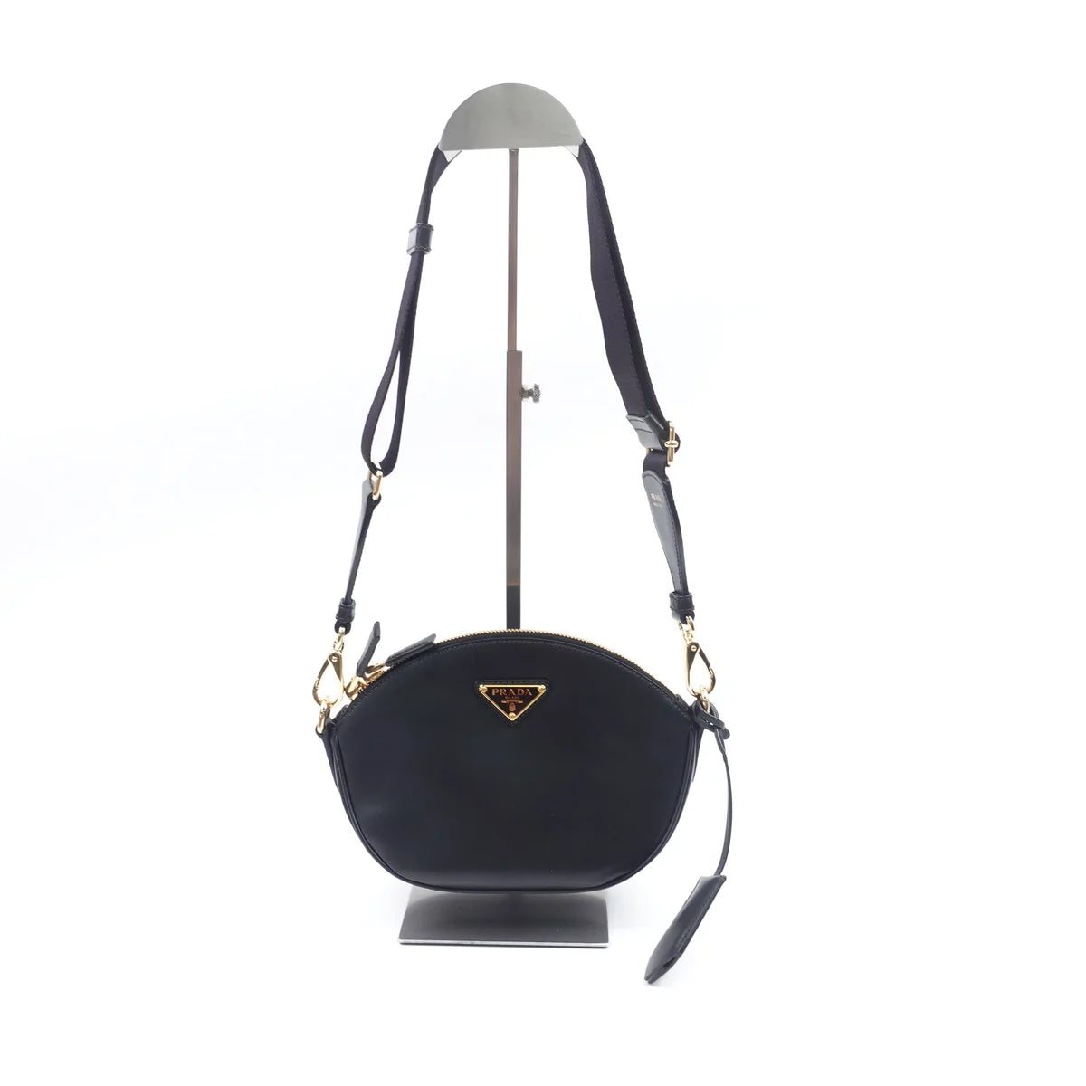 Prada Black Calfskin Shoulder Bag