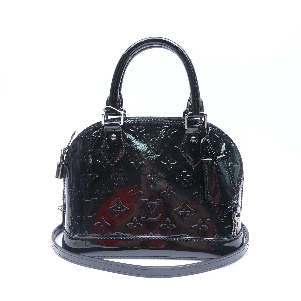 Louis Vuitton Black Vernis Alma BB