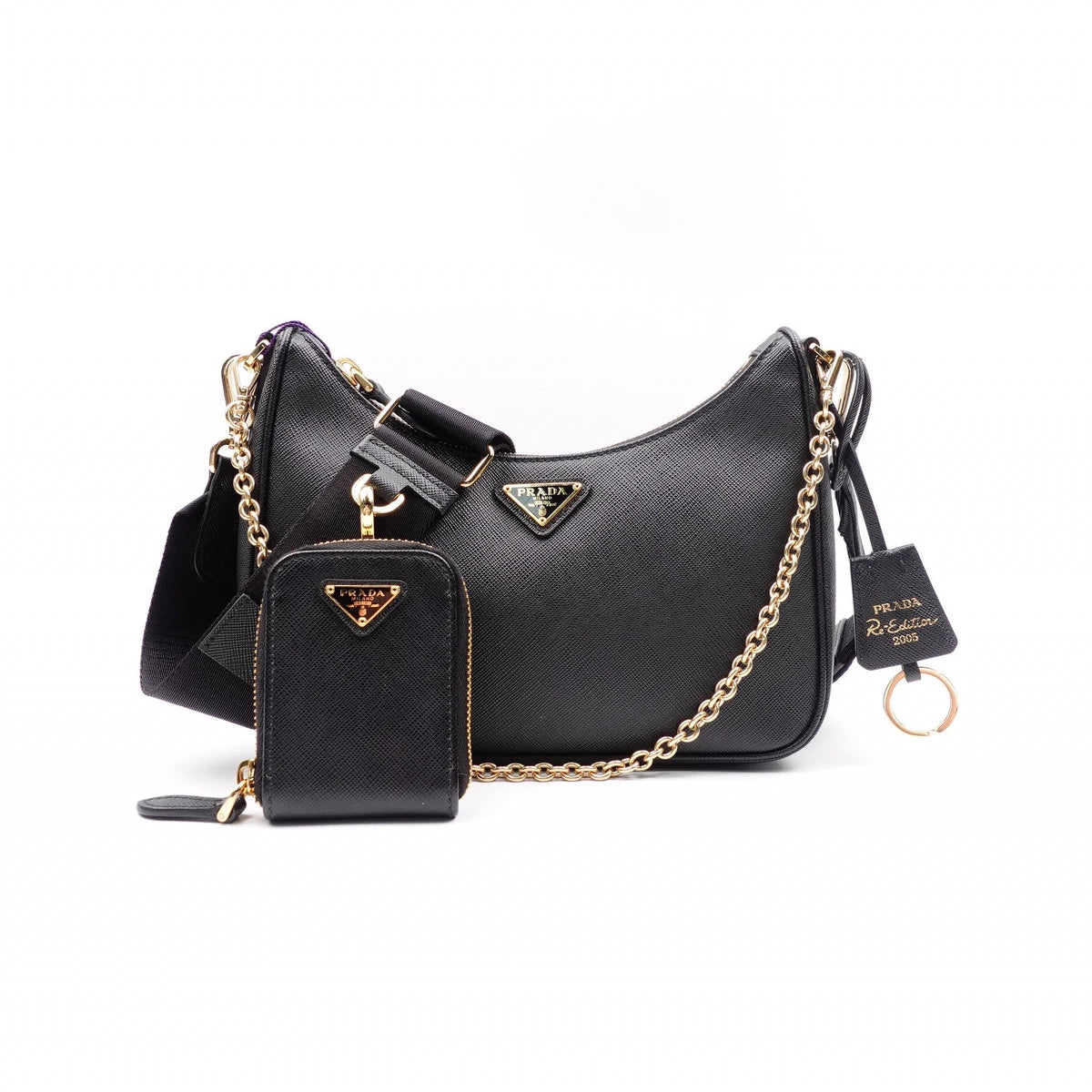 Prada Re-Edition 2005 Black Shoulder Bag