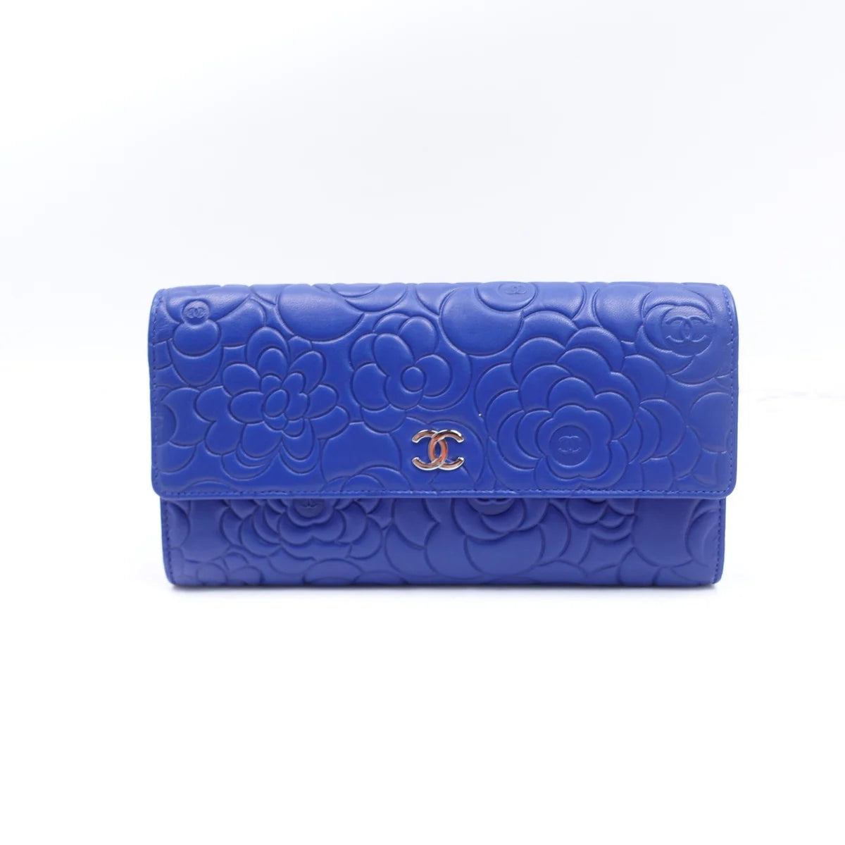 Chanel Blue Long Wallet