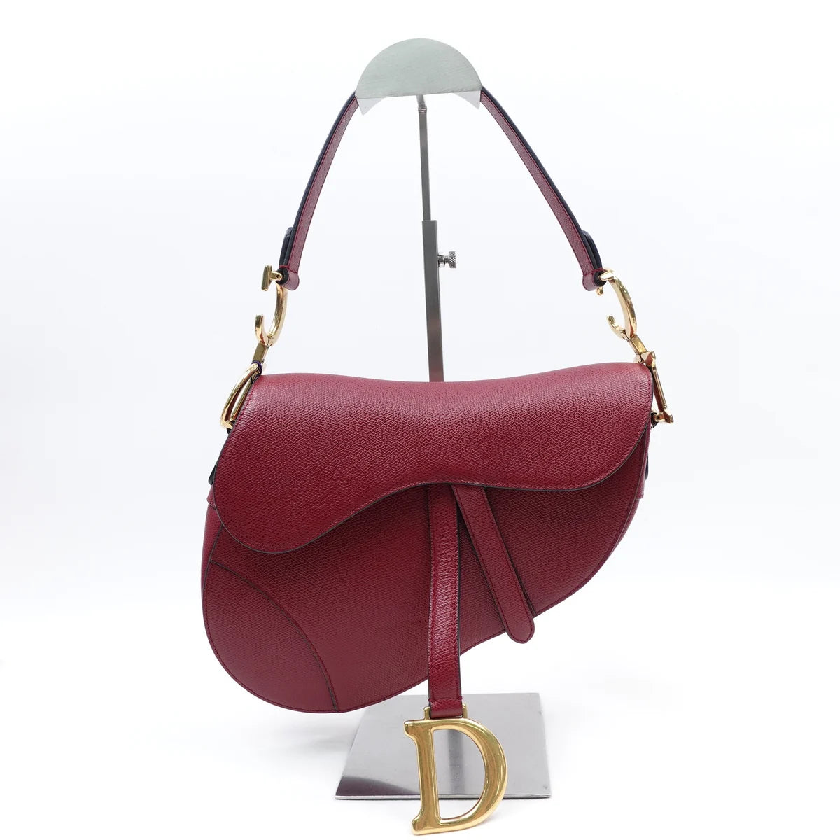Dior Red Saddle Top Handle Bag